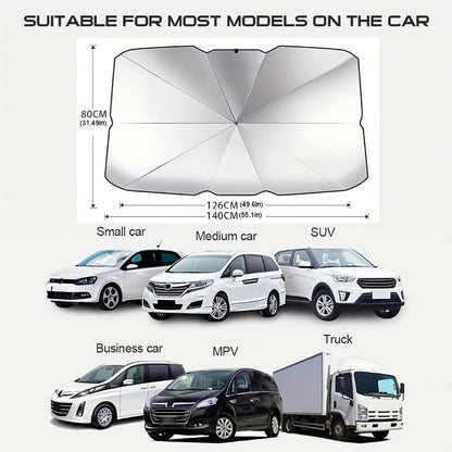 🔥100,000+ Happy Customers🚗Universal Portable Car Windshield Sunshade