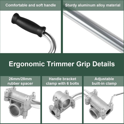 Aluminum Trimmer Handle with Bracket Clip