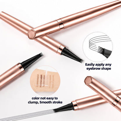 Long Lasting Waterproof Micro Fork Brow Pen