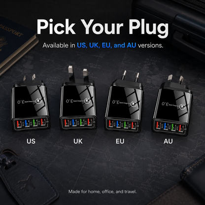 The Charger Big Tech Hates | ⚡4-Port Quick Charge 3.0 + AI Performance Boost