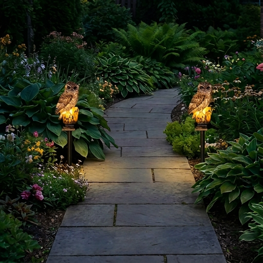 🎁 Last Day 50% OFF 🔥 Waterproof Solar Owl Light
