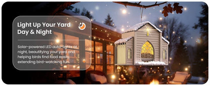 🎁 Last Day 60% OFF-✝️Church-Shaped Solar Bird Feeder(✨Same as in the video)