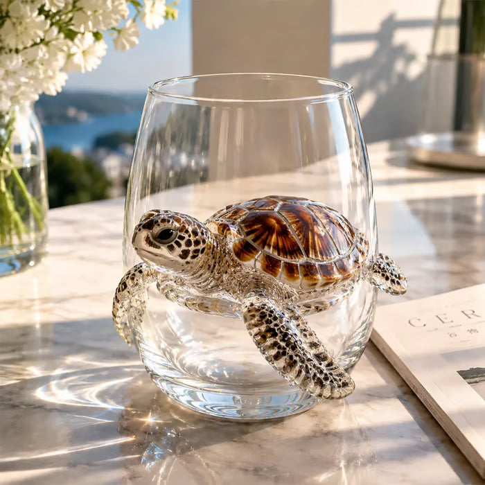🔥Summer Sale-🌊Blue Ringed Octopus Handcrafted Glassware