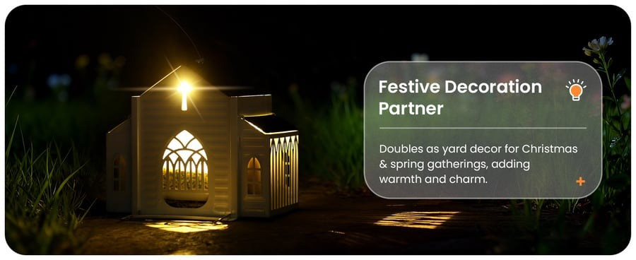 🎁 Last Day 60% OFF-✝️Church-Shaped Solar Bird Feeder(✨Same as in the video)