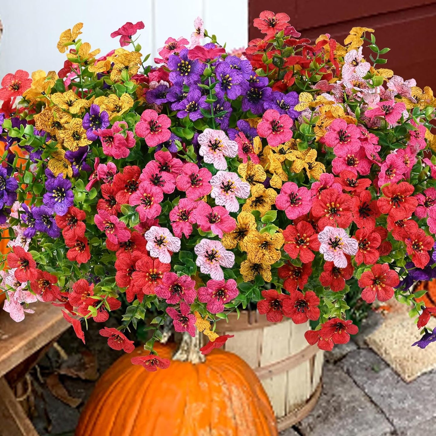 Upgraded High-grade  Material 🌱 Rainproof Lifelike Artificial Flowers With UV-Shield Coating