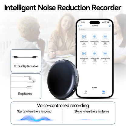Ultra Magnetic Voice Recorder – Smart One-Touch Recording Device with Crystal-Clear Audio, Noise Reduction & Extended Battery Life