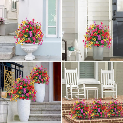 🎁 Last Day Coming Soon: 40% Off 💐 Artificial Topiary Ball Trees with Flowers and Ground Spikes 💐