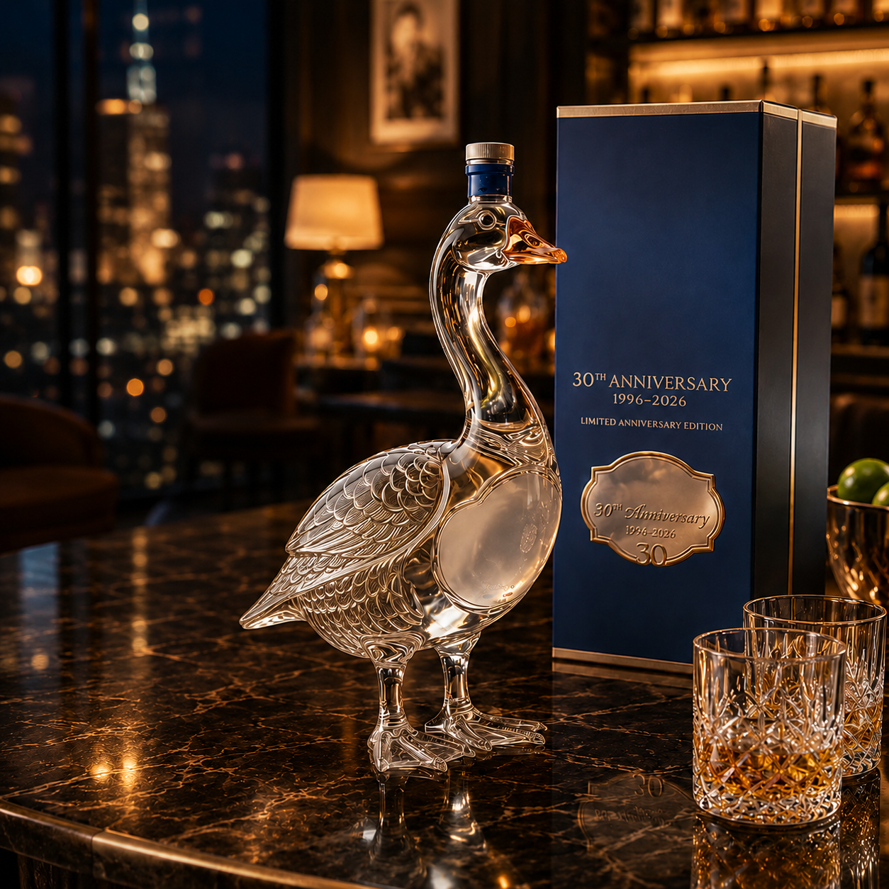 30th Anniversary 3D Sculpted Vodka Bottle🪿