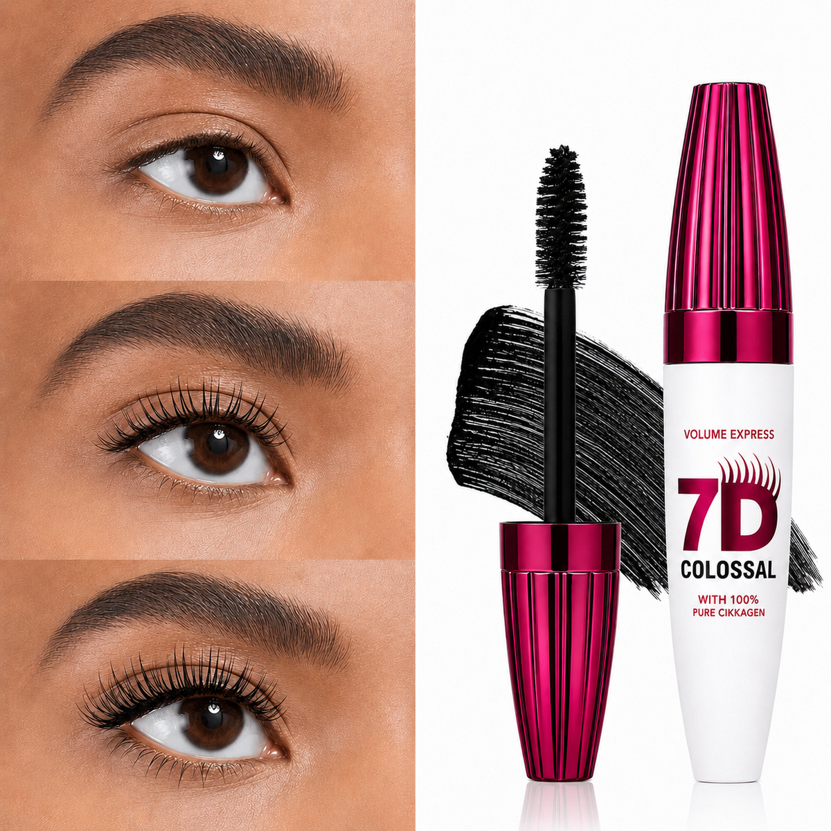 🔥Last Day 49% OFF🔥7D Waterproof Long Lasting Volume Mascara