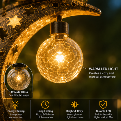 🎃 Halloween Early Bird Sale | 50% OFF Black Cat Moon Solar Lantern