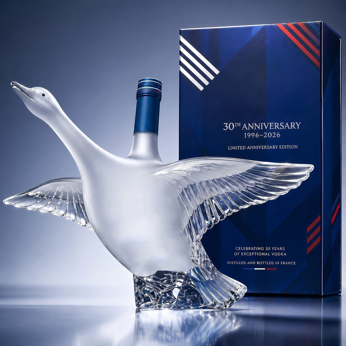 30th Anniversary 3D Sculpted Vodka Bottle🪿