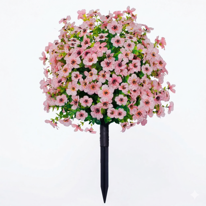 🎁 Last Day Coming Soon: 40% Off 💐 Artificial Topiary Ball Trees with Flowers and Ground Spikes 💐