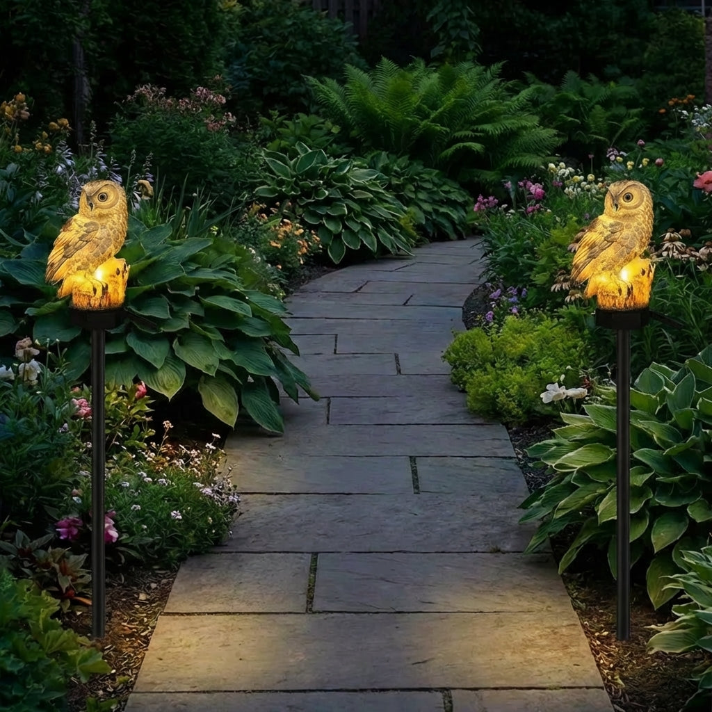 🎁 Last Day 50% OFF 🔥 Waterproof Solar Owl Light