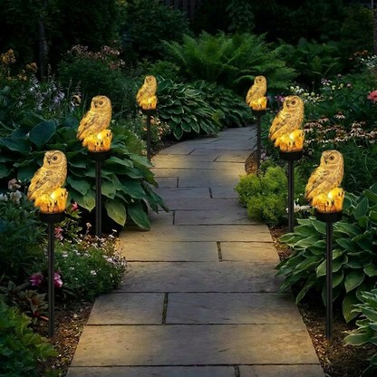 🎁 Last Day 50% OFF 🔥 Waterproof Solar Owl Light
