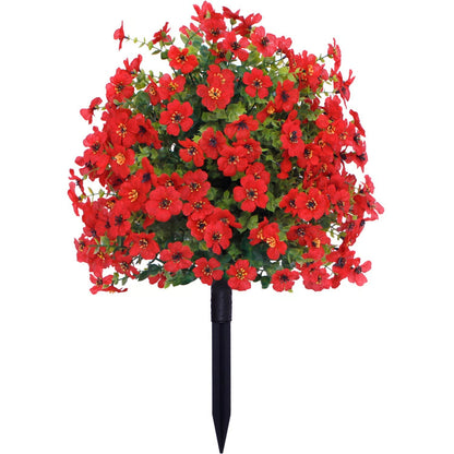 🎁 Last Day Coming Soon: 40% Off 💐 Artificial Topiary Ball Trees with Flowers and Ground Spikes 💐