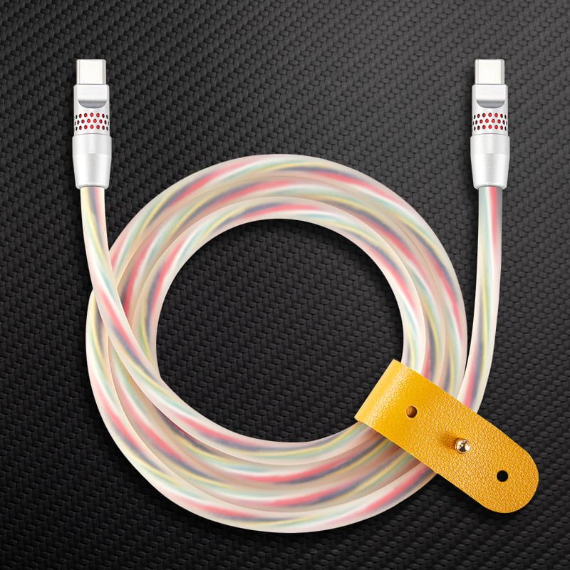 100W Fast Charge Cable With RGB Glow