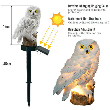 🎁 Last Day 50% OFF 🔥 Waterproof Solar Owl Light