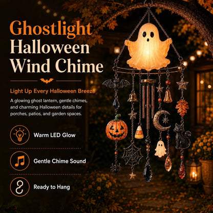 🔥LAST DAY 50% OFF - 👻 Haunted Glow Ghost Wind Chime