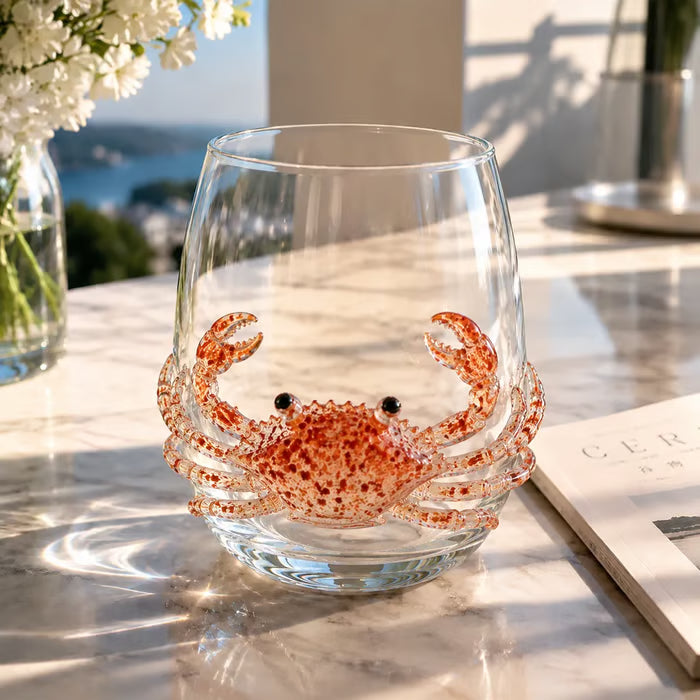 🔥Summer Sale-🌊Blue Ringed Octopus Handcrafted Glassware