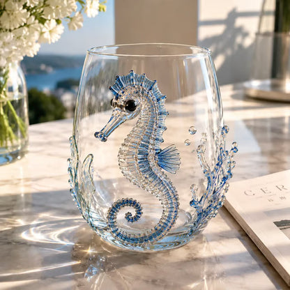 🔥Summer Sale-🌊Blue Ringed Octopus Handcrafted Glassware
