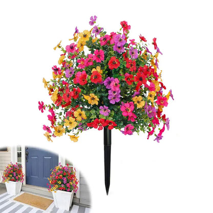 🎁 Last Day Coming Soon: 40% Off 💐 Artificial Topiary Ball Trees with Flowers and Ground Spikes 💐