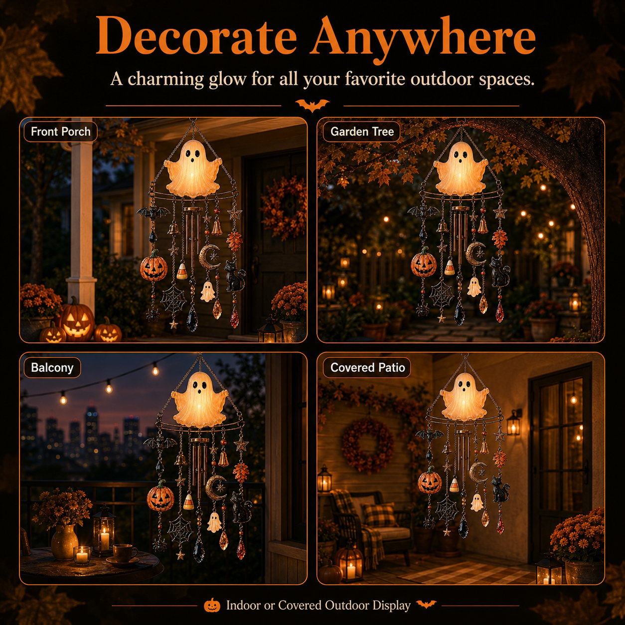 🔥LAST DAY 50% OFF - 👻 Haunted Glow Ghost Wind Chime