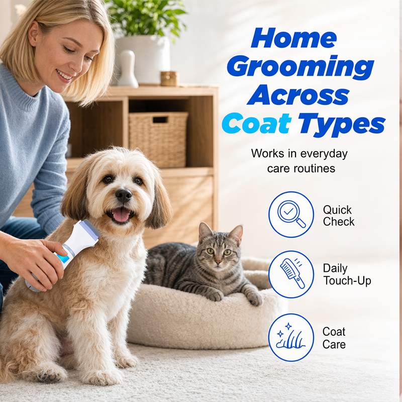 ❤️Dedicated to pet health❤️ Electric Flea Comb for Pets